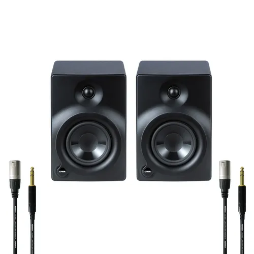Fame Orbital 205S - Aktives Lautsprecher-Set - Kompakte Studiomonitore für professionellen Einsatz. Ideal für Recording, Mixing und Mastering. Ausgewogener Frequenzgang und schnelles Ansprechverhalten für präzise Klangwiedergabe.
