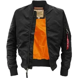 Alpha Industries MA-1 TT Fliegerjacke schwarz Herren von Alpha Industries