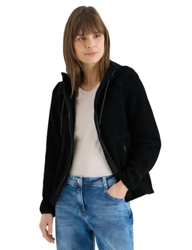 Cecil Damen Fleecejacke mit Hoodie von CECIL
