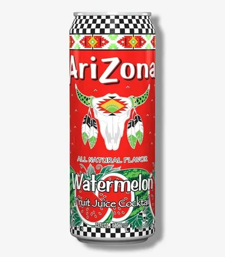 MHD: 09.05.2025 AriZona Watermelon Grünteemischung Softdrink USA 680ml