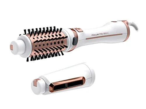 Rowenta Brush Activ Ultimate Care Warmluftbürste 2 in 1 - Staubsauger-Ersatzteile: Innovative Flip-Funktion für müheloses Styling und glänzendes Haar mit Keramikbeschichtung und Ionen Booster Technologie.