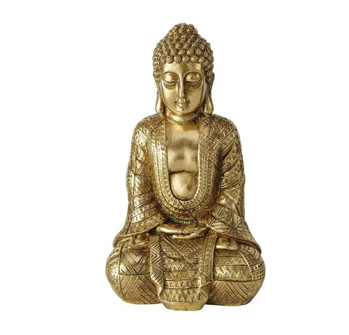 etc-shop Dekofigur, Buddha Figur Wohnzimmer Dekofigur Wohndekoration, Skulptur
