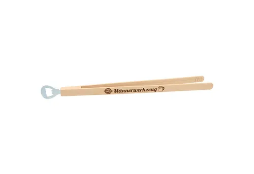 Spruchreif® Grillzange XL-Grillzange mit Flaschenöffner · Grillwerkzeug · Männergeschenk