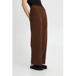 ICHI IHLIMA PA Damen Culotte Hose Stoffhose mit Stretch, Größe:2XL, Farbe:Chestnut (191118)