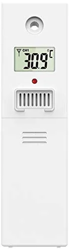 infactory Zubehör zu Funk-Außensensor für Wetterstation FWS-1200, 60 m Reichweite, IP44 (WLAN)