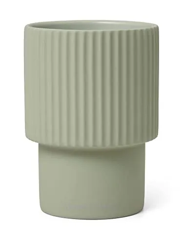 Marc O'Polo Zahnbürstenhalterung The Wave - hellgrün 8x8x10,6 cm - Zahnbürstenhalter aus hochwertigem Material, stilvolles Design in hellgrün, ideal für ein modernes Badezimmer.