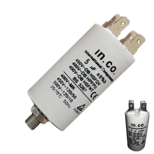 Kondensator Electrolux 125002051/6 5µF 425/475V für Motor Trockner