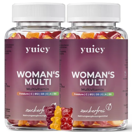 yuicy® Woman's Multi Gummies - Vitamine für Frauen