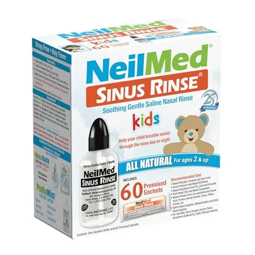 NeilMed SinusRinse Pädiatrisch Kit für Stirnhöhle & Allergie Erleichterung