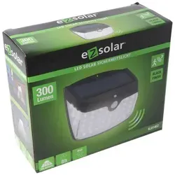 Wandlicht LED Solar Sicherheitslicht mit Akku 18650 - Lampen: Ideal für stromlose Orte, bietet dieses wetterfeste LED Solar Sicherheitslicht mit 50 hellen LEDs und Bewegungsmelder bis zu 8 Stunden Licht – ganz ohne Stromkosten!