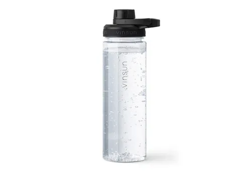 Vinsun Trinkflasche Sportflasche 750ml - Wasserflasche BPA frei & Kohlensäure geeignet, Auslaufsicher, bruchsicher, wiederverwendbar, leicht, Tritan Flasche