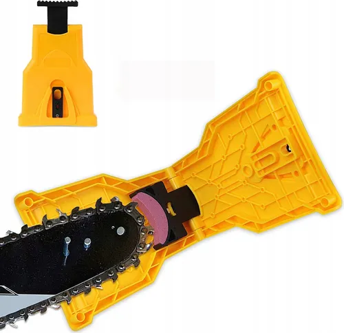GEKO | Tragbar Kettensäge Schärfgerät, für Jede Kettensäge, Kettensägenschärfer ,Kettenschärfer, Chain Saw Sharpener, Schärfer für Kettensägen