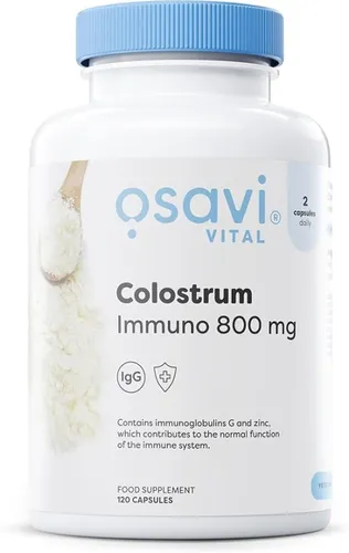 Osavi, Colostrum Immuno 800 mg, 120 Kapseln