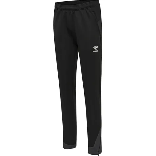 hummel Hmllead Pants Damen Multisport Hosen - Damen-Trainingshosen mit Reißverschluss am Beinabschluss und praktischem Kordelzug für perfekten Sitz, ideal für alle Sportarten und Freizeitaktivitäten.