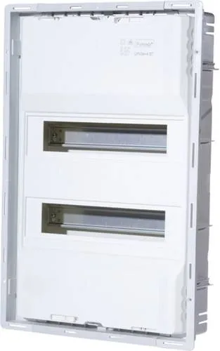 F-Tronic 7210029 UPV24+4ST Verteilerschrank - Unterputzverteiler mit 28 Teilungen, großzügigem Verdrahtungsraum und Schraubklemmtechnik für einfache Installation und optimalen Schutz.