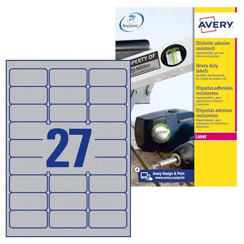 Drucker- & Kopierpapier Silber von Avery Zweckform