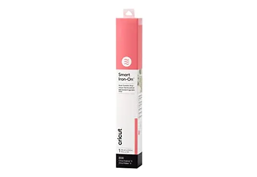 Cricut 2008690 Smart Iron-On Heat-Transfer Vinyl 1 Sheet Pink 0.9m (3ft)