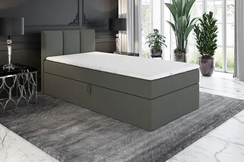 Boxspringbett NASI 80x200 (Rechts) mit Bettkästen