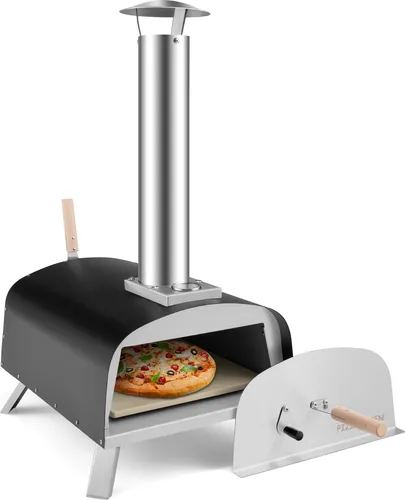Tragbarer Pizzaofen Outdoor mit 13-Zoll-Pizzastein