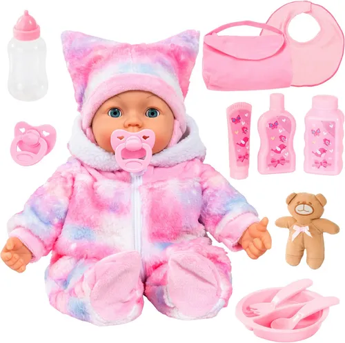 Bayer Design Interaktive Puppe Piccolina Magic Eyes, 46 cm