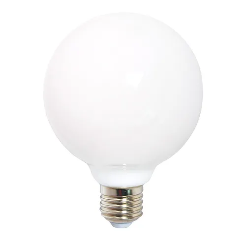LED Filament Leuchtmittel Globe G80 8W = 60W E27 opal warmweiß 2700K 360°