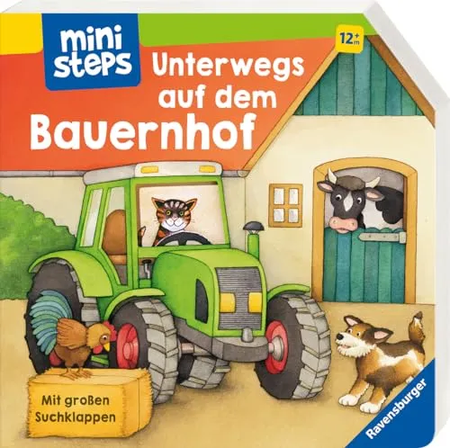 ministeps: Unterwegs auf dem Bauernhof: Ab 12 Monaten in rot von Ravensburger
