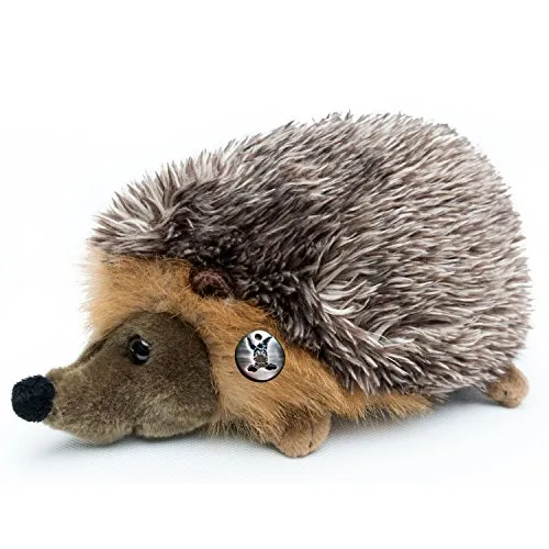 Igel Kuscheltier Weißbrustigel Graubraun 16 cm Plüsch Lenny - Kuscheltiere*biz