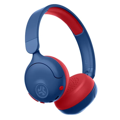 JLab Audio JBuddies ANC Wireless On-Ear Kopfhörer Blau/Rot