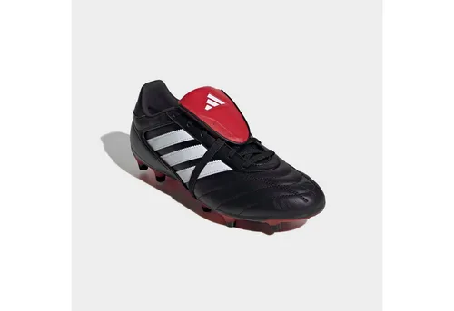 adidas Performance COPA Gloro II FG Fußballschuh - Weiß/Rot/Schwarz, 46 EU - Fußballschuhe für Unisex mit bequemem Leder-Obermaterial, ideal für Spieler, die auf dem Platz Komfort und Stil suchen.