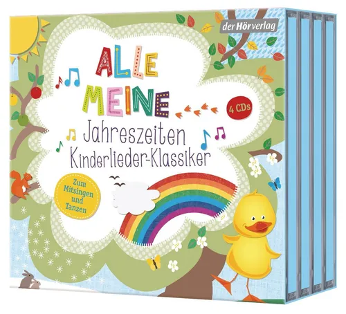 Alle meine Jahreszeiten Kinderlieder-Klassiker/4 CDs, 