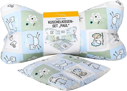 Original Dr. Berger Kuschelkissen Set Paul Leseknochen Lavendel Kirschkernkissen