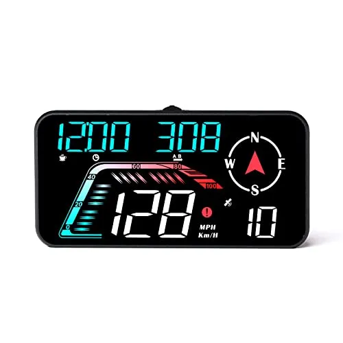 Large Screen Car Head up Display KM/H und MPH GPS Tachometer