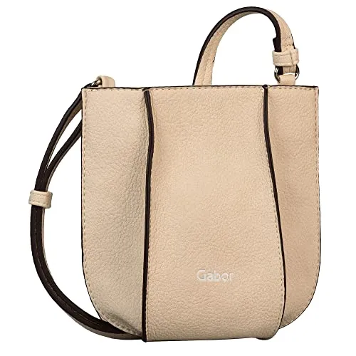 Gabor Alison Damen Umhängetasche S in Weiß - Elegante Umhängetasche aus Kunstleder, 16,5x2,5x16,5 cm, ideal für modische Akzente im Herbst/Winter 2022.