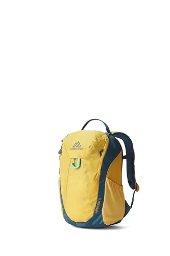Gregory Wander 8 - Tagesrucksack für Kinder aqua yellow - Tagesrucksack für Kinder (5-8 Jahre) mit atmungsaktiven Schultergurten, Sicherheitsmerkmalen und praktischem Zubehör für Abenteuer im Freien.