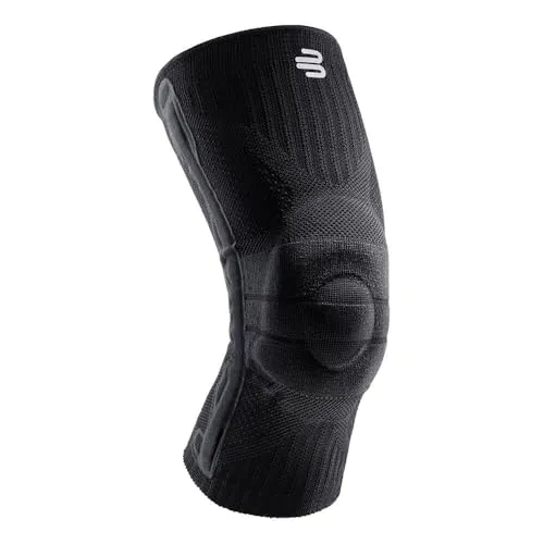 Bauerfeind Sports Knee Support - Kniebandage all black L - Bandagen & Kompression, leichte und atmungsaktive Kniebandage mit wohltuender Kompression zur Verbesserung der Gelenkbewegung und Verletzungsprävention beim Sport.