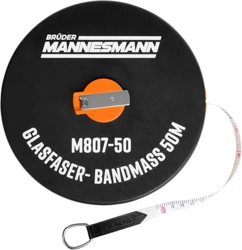 Brüder Mannesmann Bandmass, 50 m, Fiberglas | M 807-50