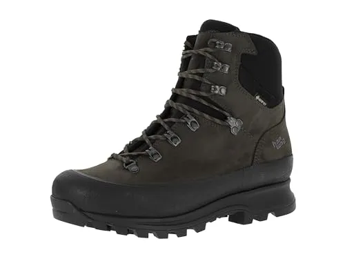 Hanwag Nazcat II GTX Mocca/Black (10,5 (45)) - Wanderschuhe für Mehrtagestouren mit Vibram Fuoraska Sohle für extreme Griffigkeit und GORE-TEX Membran für wasserdichten Komfort. Ideal für unwegsames Terrain!