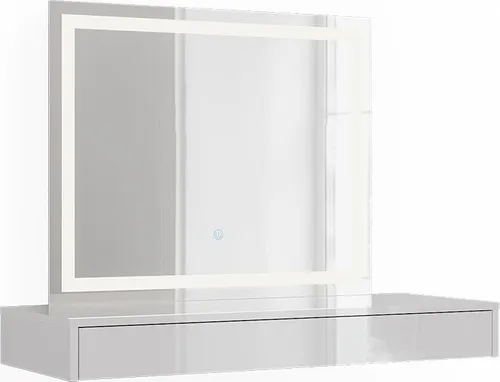 Vicco Schminktisch Sherry, Weiß, 100 cm 2 Teile (2-St)