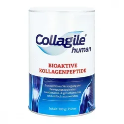 Collagile Human Pulver 300 g - rezeptfreies Kollagenpulver, unterstützt Haut, Haare und Gelenke