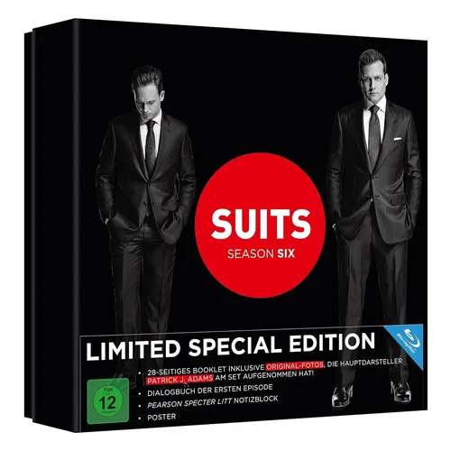 Suits Staffel 6 Limited Special Fan Edition mit Fotos Blu Ray Box NEU & OVP