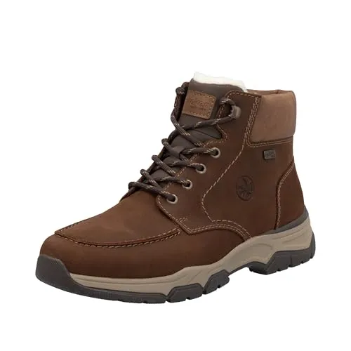 Rieker Herren Boots 31240 - Wanderschuhe aus hochwertigem Leder, ideal für Outdoor-Aktivitäten mit rutschfester Sohle für sicheren Halt.