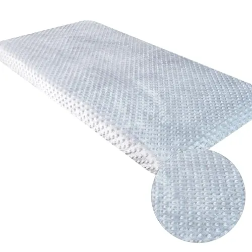 BABYLUX Spannbettlaken für Babybett Kinderbett Minky 60x120 70x140 90x200 80x160 120x200 (Grau, 60x120cm)