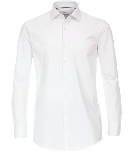 Venti Businesshemd Uni Modern Fit - Elegantes Businesshemd aus hochwertigem Baumwollmix mit Stretchanteil für optimalen Tragekomfort. Moderne Passform mit Kent-Kragen, ideal für jeden Anlass.