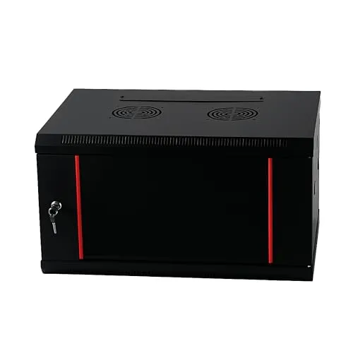 Danicom Baseline 19 Zoll 4 HE Netzwerkschrank mit Glastür