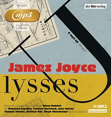 Ulysses Hörbuch - Klassisches Hörbuch von James Joyce, ideal für Literaturliebhaber und Hörbuch-Fans, die tief in die Gedankenwelt eintauchen möchten.