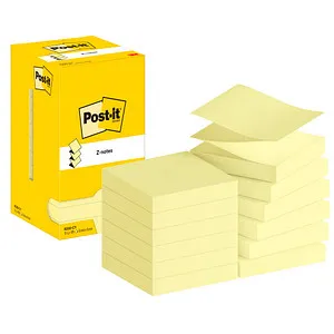 Post-it Z-Notes Haftnotizen R330 gelb, 12 Blöcke