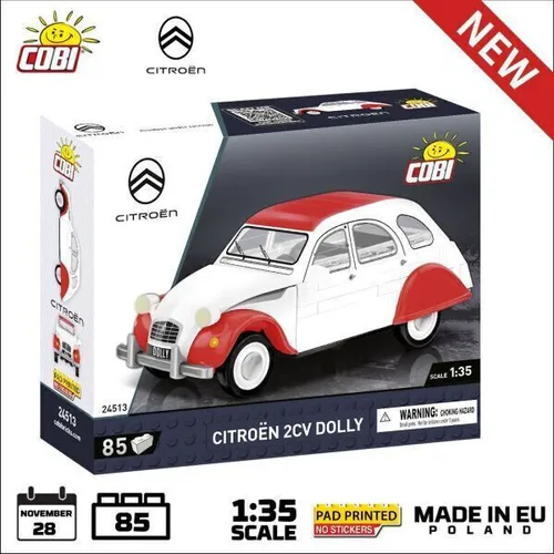 Cobi 24513 Auto Citroen 2CV Dolly Bausatz 85 Teile sofort lieferbar