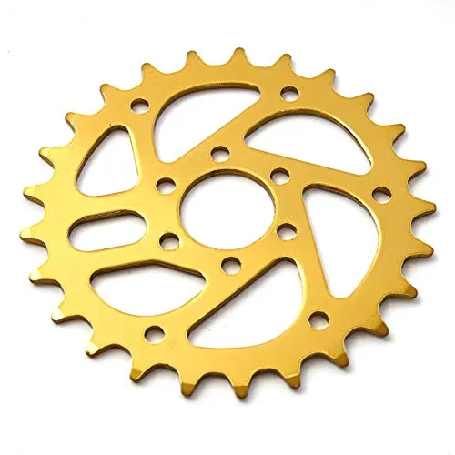 KHEbikes KHE BMX Kettenblatt 25 Zähne Gold ELOXIERT CNC nur 78g