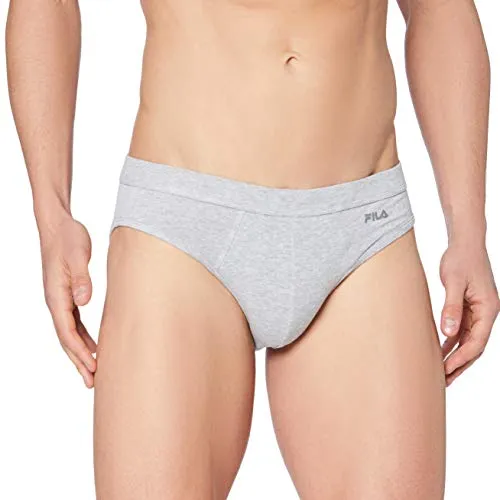 Fila Herren Slip FU5038 Man Brief 400 M, 400 Grey, M, FU5038