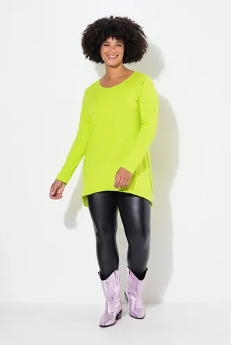 Angel of Style Plus Size Longshirt für Damen - T-Shirt für Damen in großen Größen, mit bequemer Passform aus weichem Baumwolljersey und streckendem, gerundetem Saum.